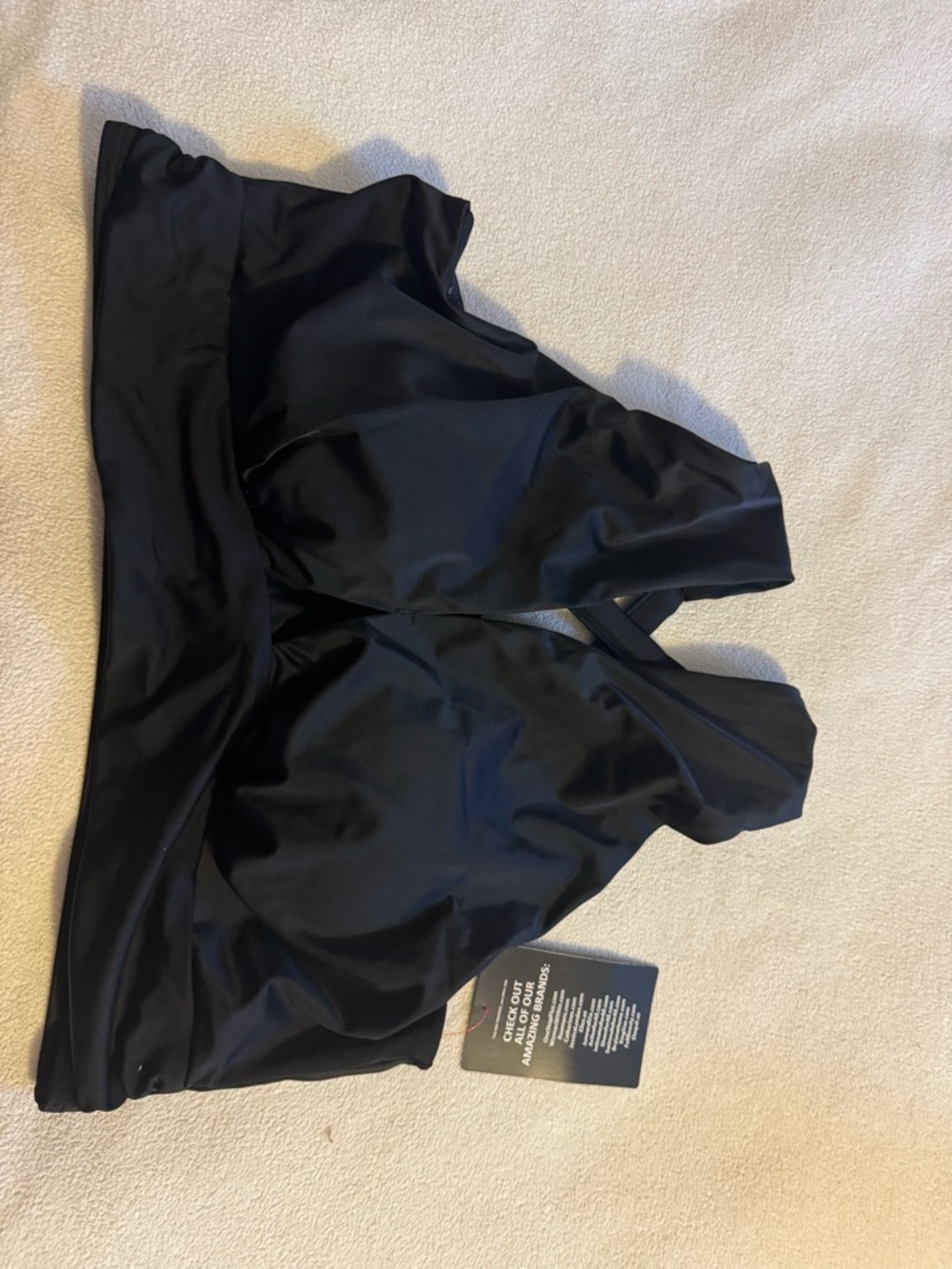 Swimsuits For All Black Swim Top☀️